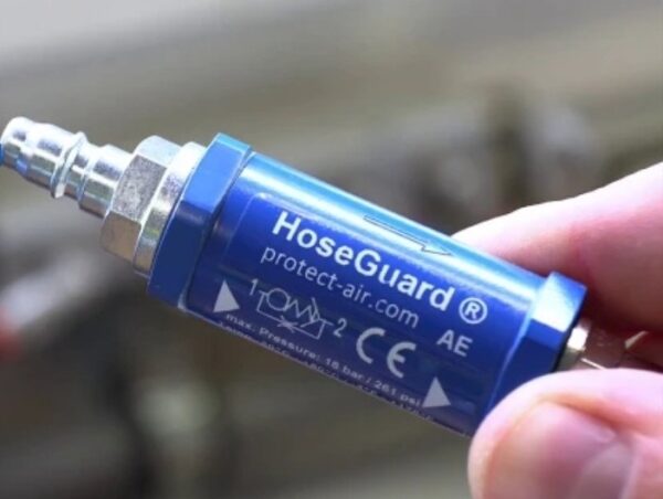 HoseGuard-1/2"(Low Flow-closing point at 2360LPMat min 8 bar) Anti Hose whip, auto shut-off valve
