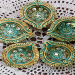 Decorate with Delight - Terracotta Diyas for a Festive Glow!! (set of 4)
